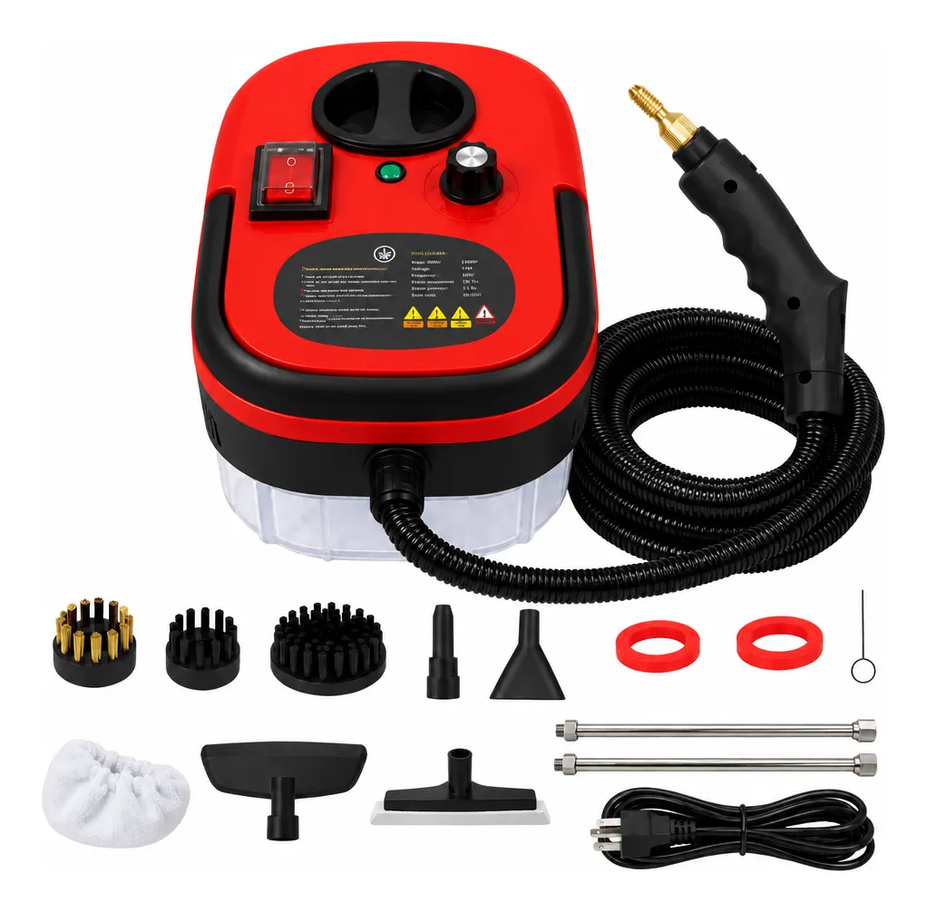 Limpador a Vapor Portátil 1500W 3 Bar 1,2L Multiuso